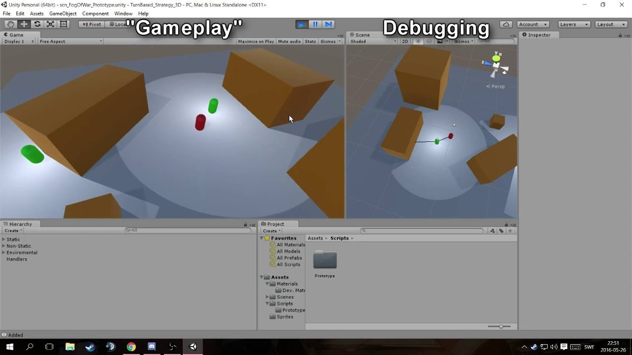 Unity3D: Real Time / Turn Based Strategy Game (Prototype)