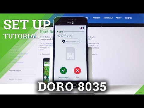 How to Set Up DORO 8035 – Configuration / Activation