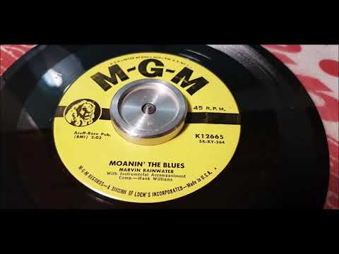 Marvin Rainwater - Moanin' The Blues - 1958 Rock N Roll - MGM K12665