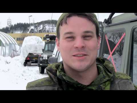 Samverkansofficer på Cold Response 2016