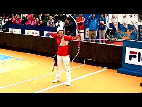 Recurve Women Team Gold - Stage 1 : SHANGHAI - Archery World Cup 2014