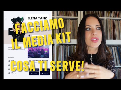 MEDIA KIT come farne uno UTILE e EFFICACE | ELENA TANZ