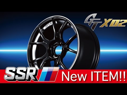 [SSR] Light and strong 1-piece wheel. GTX02 now on sale!! [tanabe]