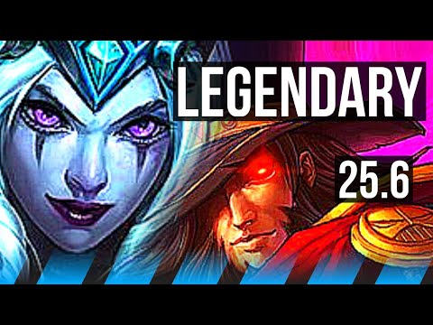 LEBLANC vs TWISTED FATE (MID) | Legendary, 45k DMG | NA Challenger | 25.6