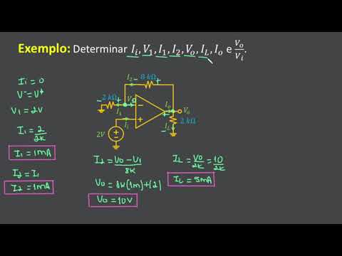 Amplificador Operacional | Exercício Amplificador Não-Inversor | Prof. Cicero