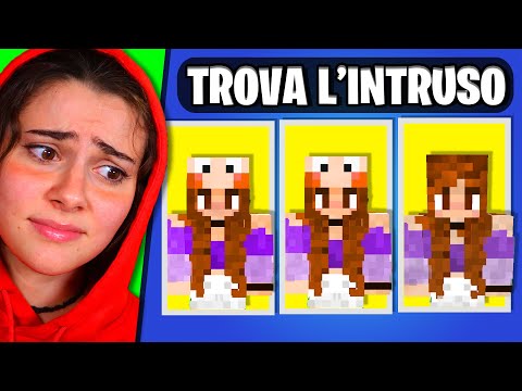 TROVA L'INTRUSO SU MINECRAFT