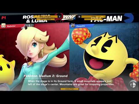 WNF Oakland 2020 Episode 12 - Losers Semi-Final: Nabster (Rosalina & Luma) vs. EMW (Pac-Man)