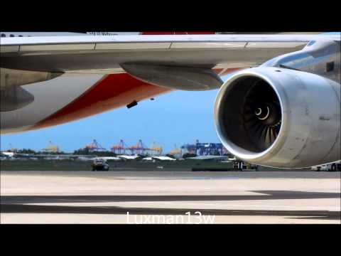 QANTAS 747-438 VH-OJC FINAL DEPARTURE FROM SYDNEY 11 March 2014
