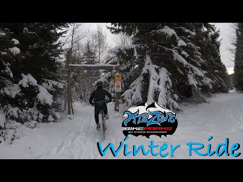Snow Tour zum Bikepark Geißkopf Dezember 2020 - Freeride / Country Flow Winter