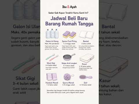 Sadar Gak Kapan Terakhir Ganti Ini? #ibudanayah