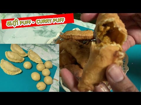 How to make Malaysian Curry puff in tamil with english subtitles