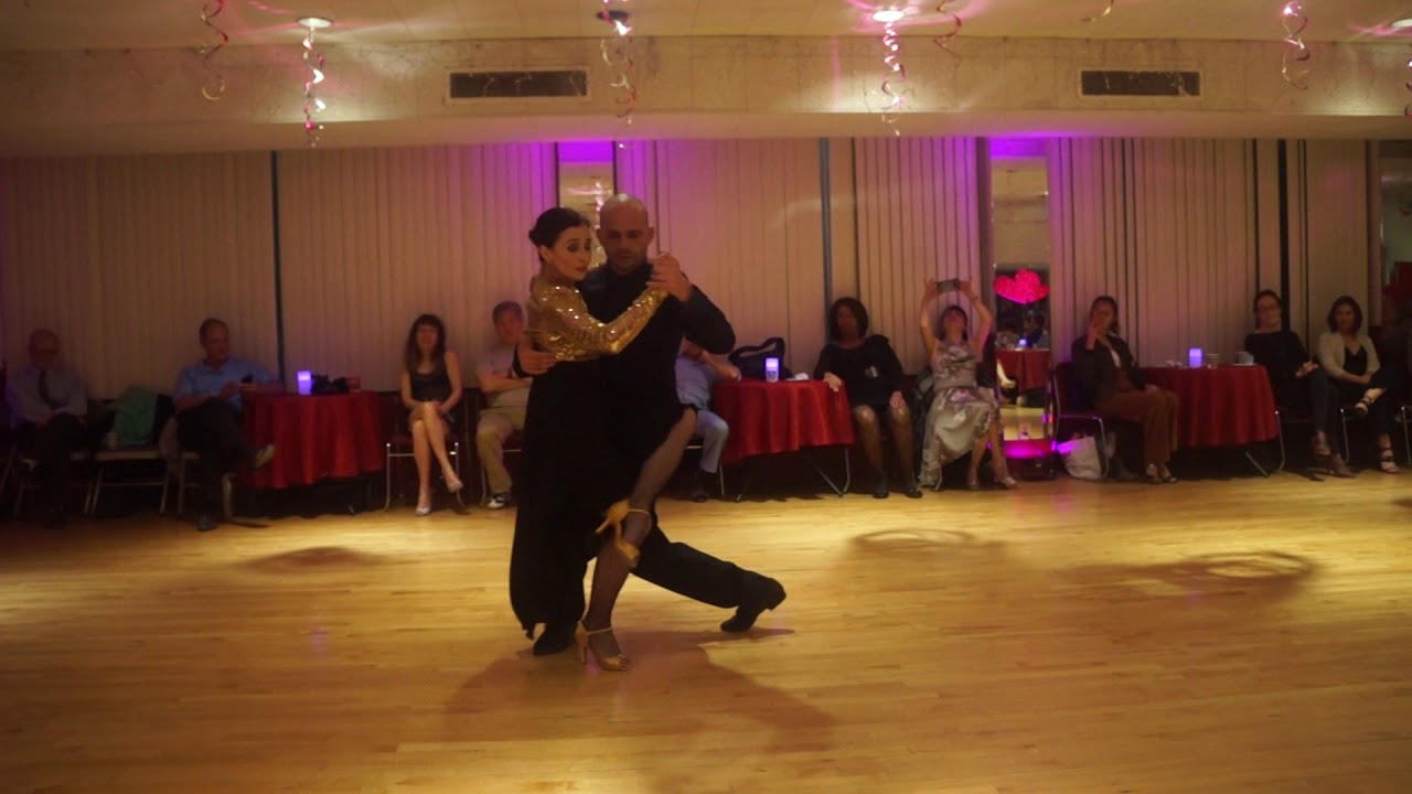Guillermina Quiroga & Mariano Logiudice perform at Milonga Uno