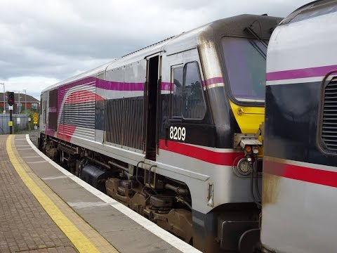 Enterprise 201 Class 8209 Departs Drogheda - 10th April 2017