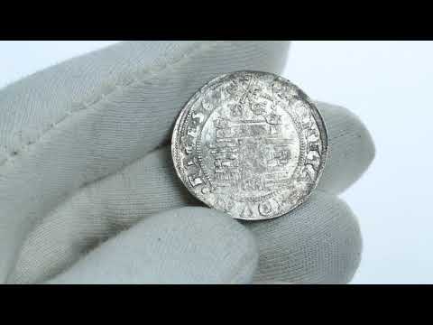 Livonian Coin. Riga 1/2 mark 1556 - Heinrich von Galen (1551-1557)