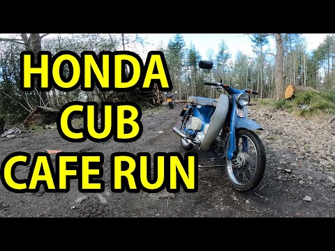Honda Cub C65 First Cafe Run ! with @HippoDrones