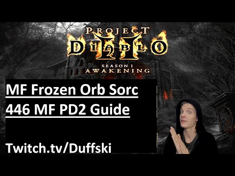 Project Diablo 2 - MF Frozen Orb Sorc Guide, 446 MF