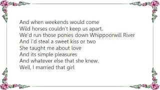 Vince Gill - Whippoorwill River Lyrics