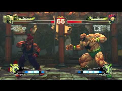 SSF4 AE Monkalrus (Zangief) VS. VolcanicAkuma55 (Akuma) Rank