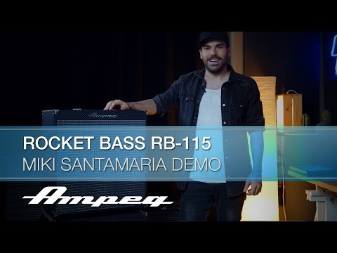 Демонстрация комбоусилителя Ampeg RB-115