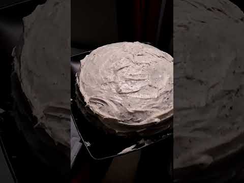 My chocolate Cake With Cinnamon Toast Crunch Frosting