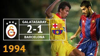 Nostalji Maçlar | Galatasaray 2 - 1 Barcelona - 23.11.1994