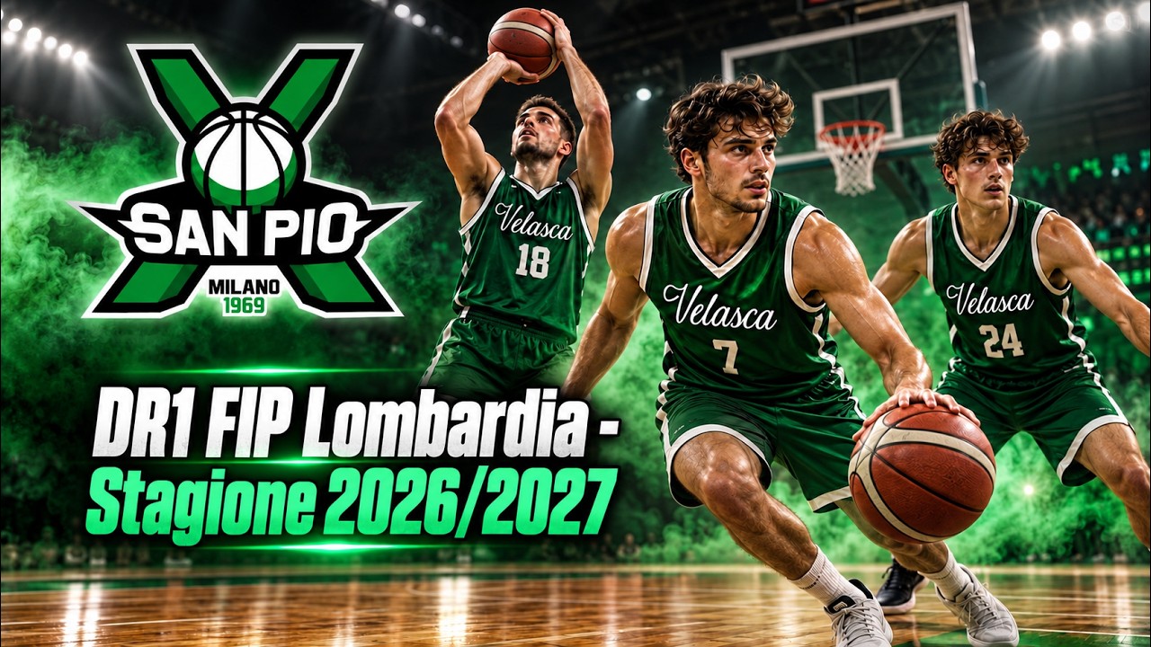 🏀 Velasca Pallacanestro San Pio X Milano: Presentata la Nuova Stagione | DR1 FIP Lombardia #milano