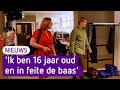 David (16) is voor een dag de baas bij Omroep Gelderland