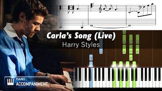 Harry Styles - Carla's Song (A Take Away Show) - Accurate Piano Tutorial with Sheet Music