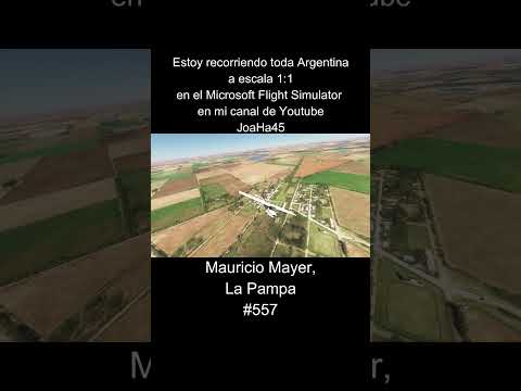 Comenten por donde quieren que pase 🇦🇷 #mauriciomayer #lapampa #argentina #microsoftflightsimulator