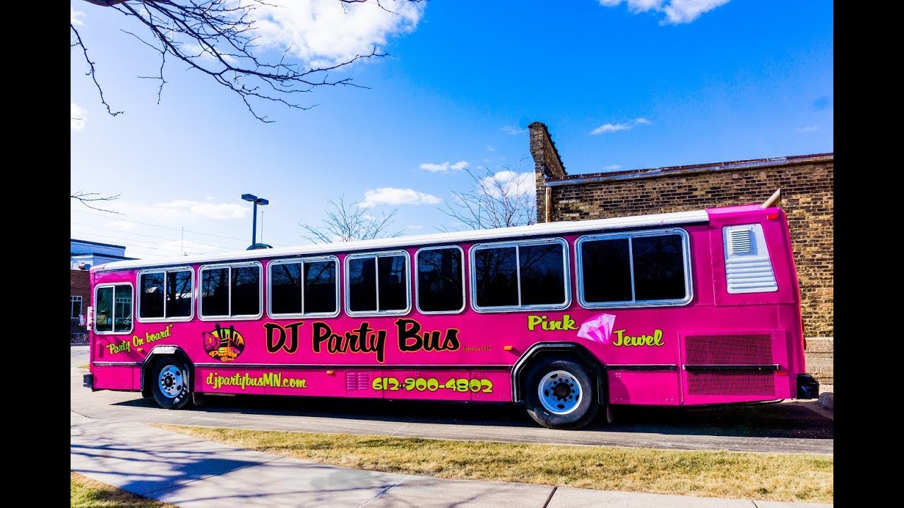 DJ Party Bus Services LLC - Introducing Pink Jewel Bus