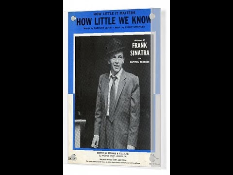 How Little It Matters, How Little We Know video