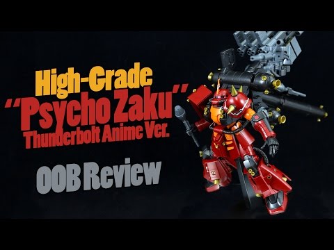 720 - HGTB High Mobility Type Zaku II "Psycho Zaku" [Gundam Thunderbolt Anime Ver.] (OOB Review)