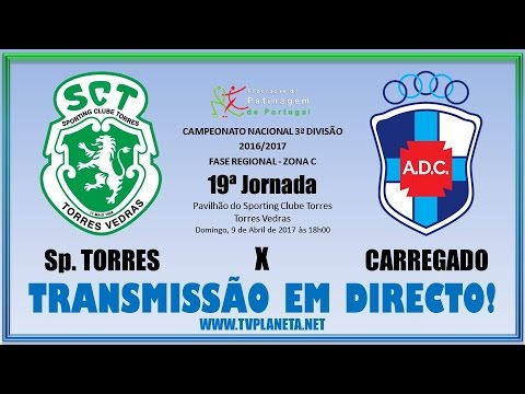 Transmissão HP: SPORTING TORRES x CARREGADO - Campeonato Nacional 3ª Divisão - Zona C 2016/17