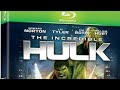 Marvel Studios The Incredible Hulk OG 2008 Blu Ray W 3D Slipcover Green Case SUPER RARE