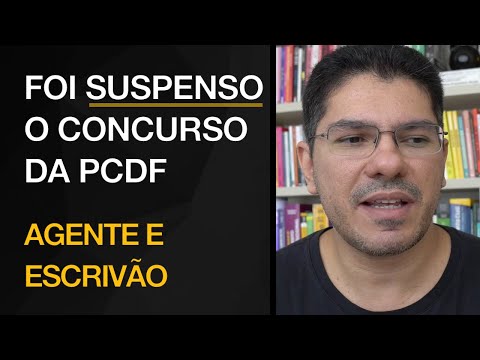 Concurso PCDF Suspenso! Quando será a data da prova?