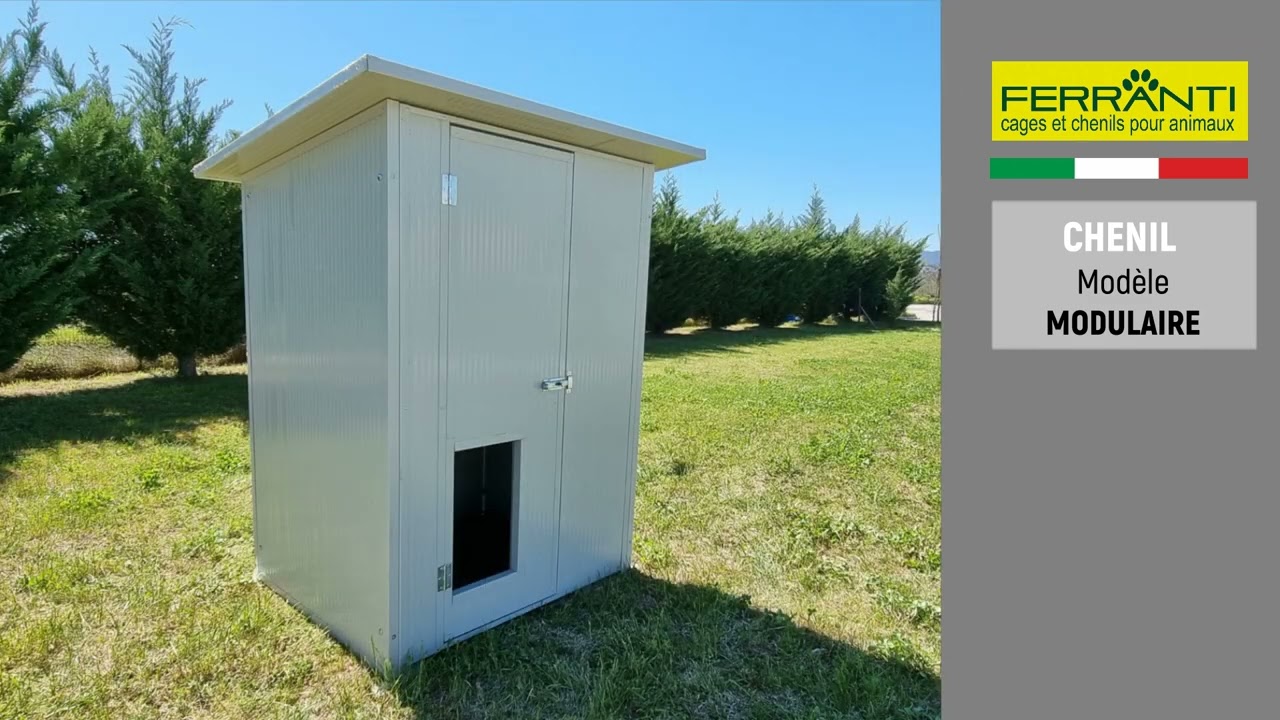Chenil pour Chien mod  Modular Montage