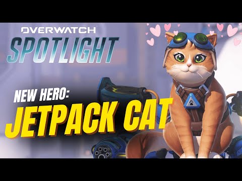NEW HERO: Jetpack Cat Ability Breakdown | Overwatch Spotlight