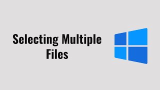 Windows 10: Selecting Multiple Files | How To Select All File and Folder on Laptop