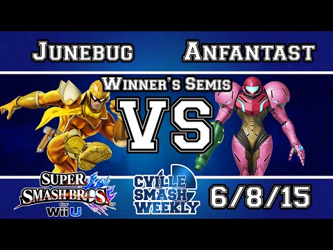 Cville Smash - LS | VGz | Junebug (Captain Falcon) Vs An (Samus) - Winners Semis - Smash 4