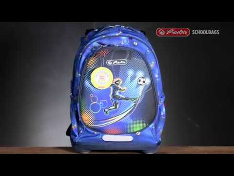 Видео 1. Рюкзак школьный Herlitz Bliss Empty Horses