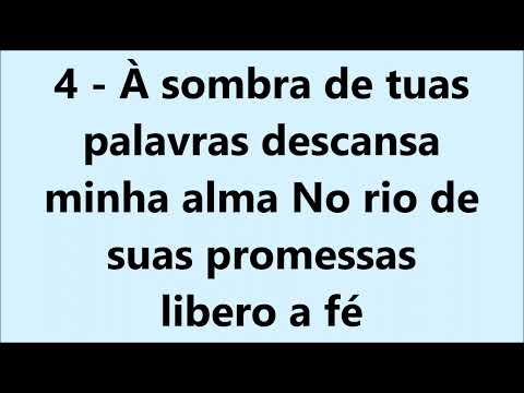 682   A Sombra de Tuas Palavras Harpa Cristã com legenda