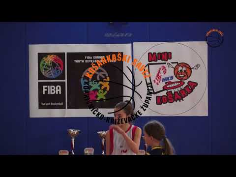 Završni turnir mini košarke za djevojčice  U11, ŽKK Podravac  -  ŽKK Radnik