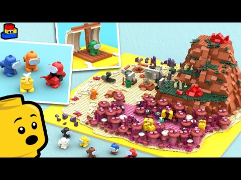 Among Us: I built a HUGE LEGO playset of the Fungle