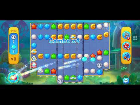 FishDom Hard Level 2433 #fishdom #fishdomgame #minigames #fishdomminigames #hardlevel #2433