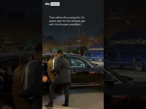 Trump's envoys walk around Moscow ahead of Putin peace talks