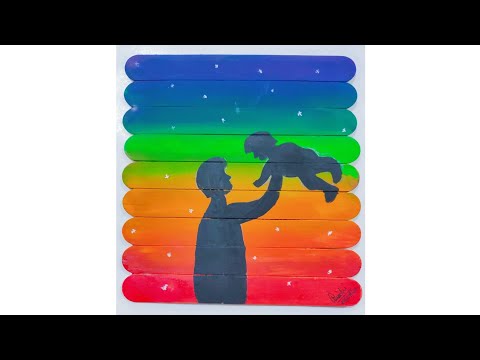 Ice-cream stick craft...best for gifting purpose...