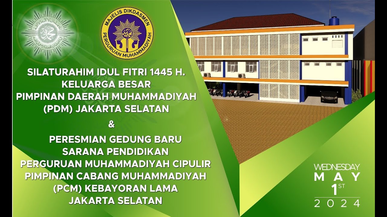 SILATURRAHIM IDUL FITHRI 1445 H DAN PERSEMIAN GEDUNG BARU