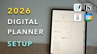 My 2026 Digital Planner Setup - Goodnotes + Notion & Calendar Sync