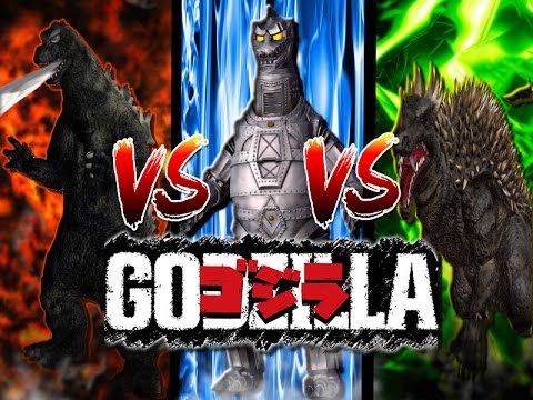 GODZILLA (Ps4) Online - Godzilla (1964) vs. Anguirus vs. MechaGodzilla (1974).