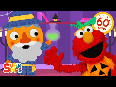 Monster Party featuring Sesame Street + More | Kids Halloween Hits! | Super Simple Songs